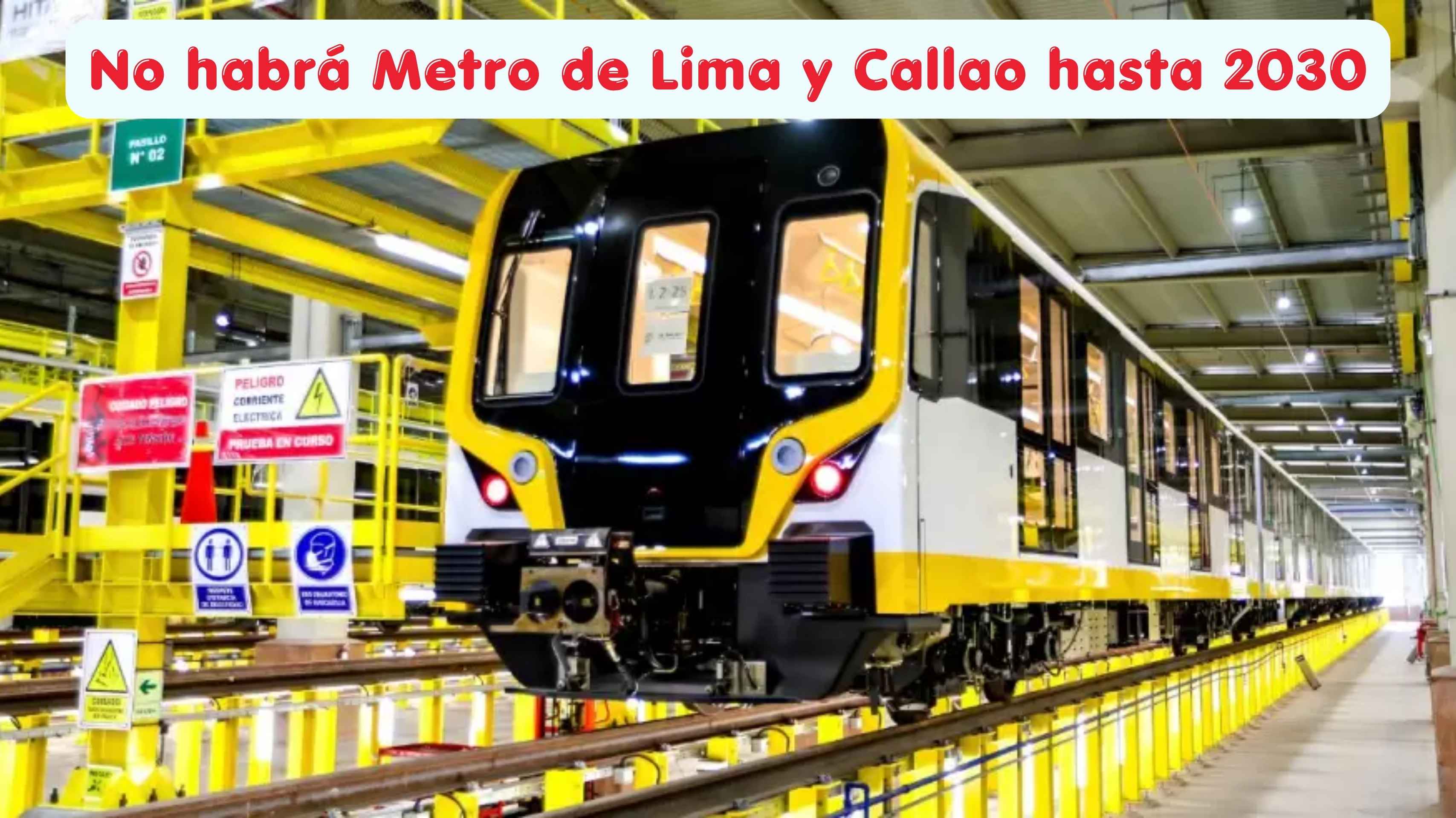 No habrá metro hasta el 2030