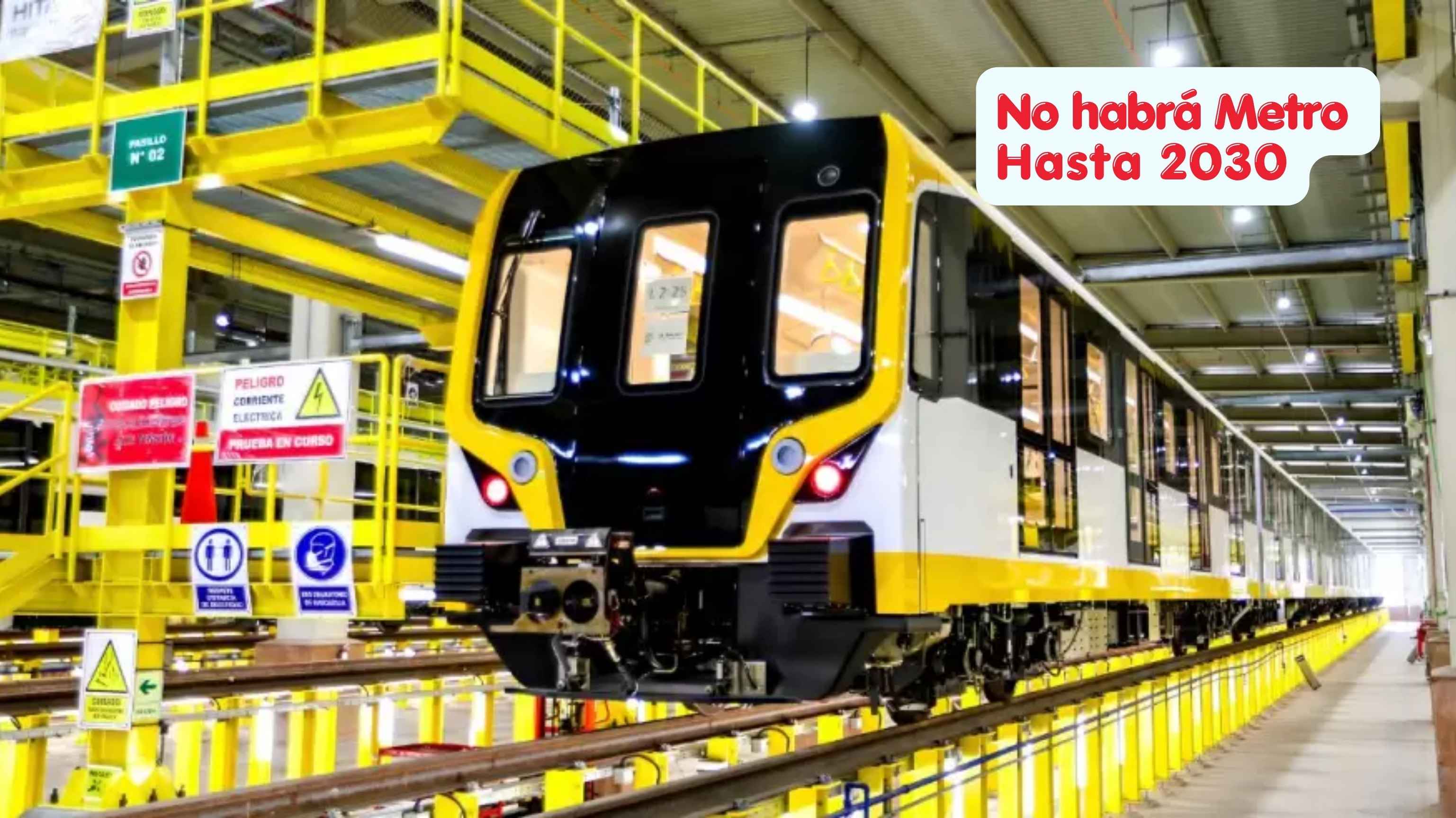 No habrá metro hasta el 2030